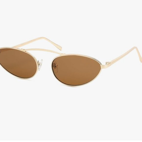 Retro Narrow Cat Eye Sunglasses main image 6